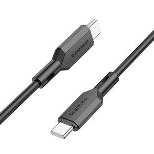 USB кабель Borofone BX70 Type-C to Type-C 60W- черный 51241 фото