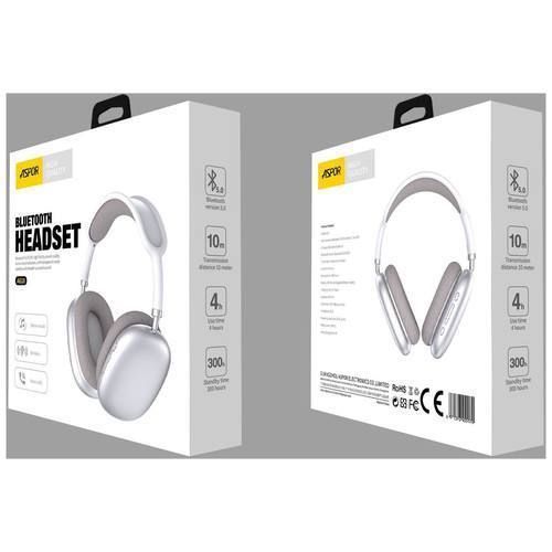 Bluetooth навушники Aspor A618- чорний 965123 фото
