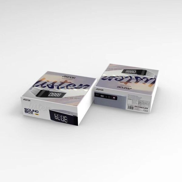 Bluetooth колонка Aspor A660- срібло 969005 фото