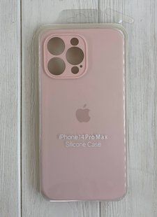 Чехол-накладка Silicon Case Full Camera Protective для iPhone 14 Pro Max - розовый песок 40201239 фото