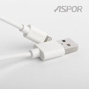 USB кабель Aspor A172 N Lightning (3.4A/1.2m)- білий 51354 фото