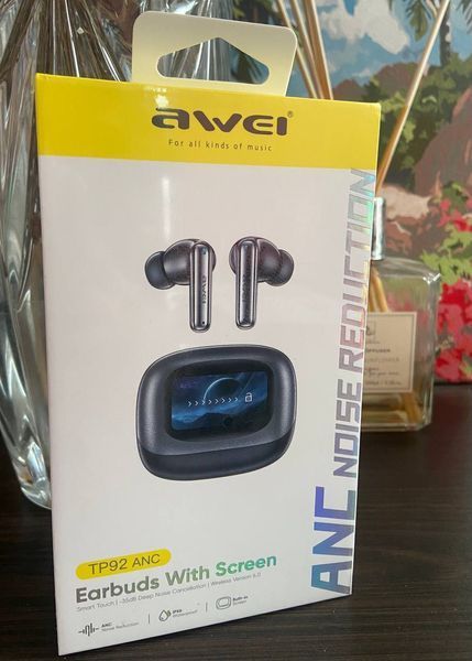 Bluetooth навушники Awei TP92- чорний 51695 фото