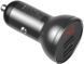 Автомобильное зарядное устройство для Baseus Dual Digital Display 4,8A 24W (CCBX-0G)- графит 40200053 фото 2