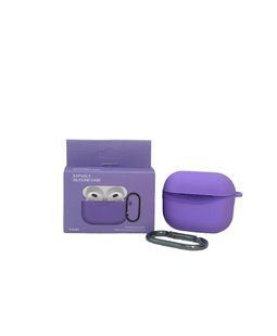 Чохол силіконовий для AirPods 3- бузковий 51475 фото