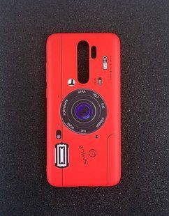 Накладка силіконова для Xiaomi Note 8 Pro Фотоапарат - червоний 40000392 фото