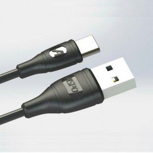 USB кабель Aspor A173 Type-C (2.1A/1.2m)- чорний 51352 фото