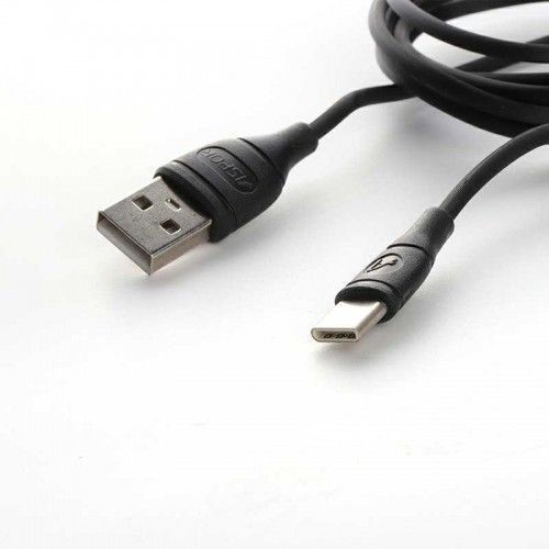 USB кабель Aspor A173 Type-C (2.1A/1.2m)- чорний 51352 фото