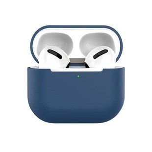 Чохол силіконовий для AirPods 3- темно-синій 51451 фото