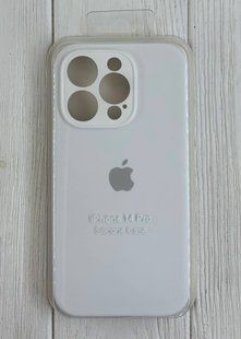Чехол-накладка Silicon Case Full Camera Protective для iPhone 14 Pro- белый 40201234 фото