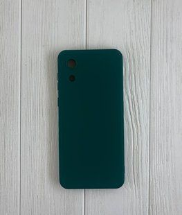 Накладка силиконовая Full Silicon для Samsung A03 Core 2021 &ndash; темно-зеленый. 40000409 фото