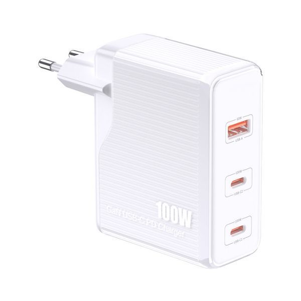 Мережевий зарядний пристрій Jokade JB059 (USB/USB-C PD 100W)- білий 40201972 фото