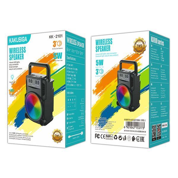Bluetooth колонка Kakusiga KK-2101 5W- чорний 40202056 фото