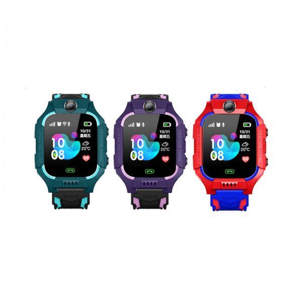 Детские умные часы Z6B- бирюзовые 833669 фото