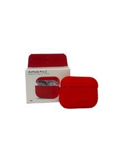 Чехол силиконовый для AirPods Pro 2- красный 51469 фото