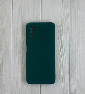 Накладка силіконова Full Silicon для Samsung A03S - темно-зелений 40000039 фото