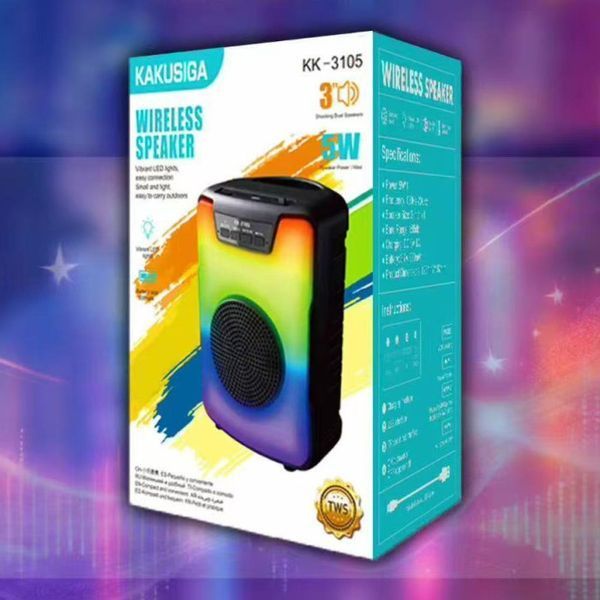 Bluetooth колонка Kakusiga KK-3105 5W- чорний 40202058 фото