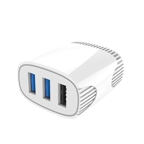 Сетевое зарядное устройство для Aspor A813 (3USB/3.4A)- белый 925122 фото