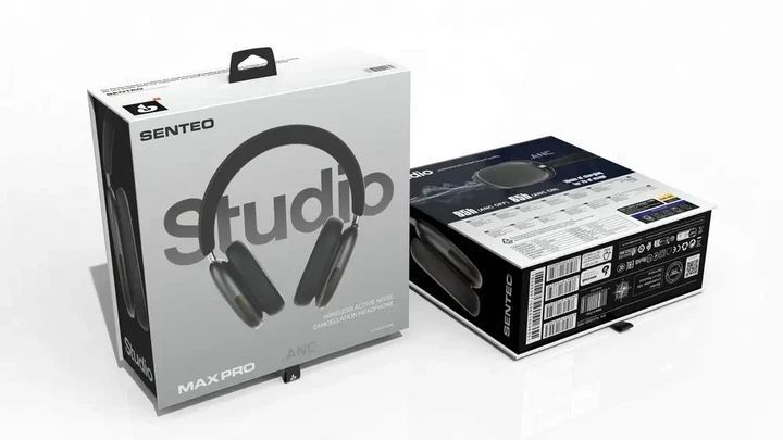 Bluetooth навушники накладні Senteo MAX PRO studio HSF-01- чорний 40201989 фото
