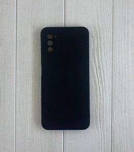 Накладка силіконова Full Silicon для Samsung A03S - чорний 40000038 фото