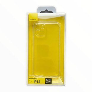 Чохол-накладка Baseus ультратонкий Full Camera для iPhone 12 Pro- прозорий 51427 фото
