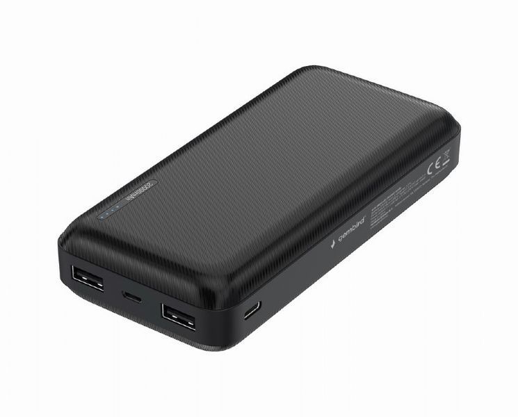 Power Bank Gembird 20000mAh 2,4A &ndash; черный 40000811 фото