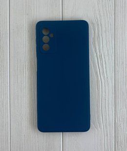 Накладка силиконовая Full Silicon для Samsung M52 с микрофиброй - синий 40000346 фото