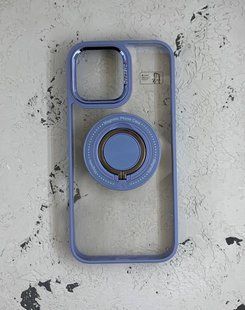 Чохол-накладка Ring with MagSafe для iPhone 16- блакитний 40201769 фото