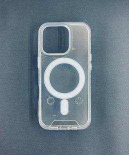 Чехол-накладка TPU Space Case Magnetic transparent для iPhone 16 Pro- прозрачный 40201649 фото