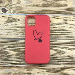 Накладка силіконова Case cute cartoons для iPhone 11- красний 815790 фото