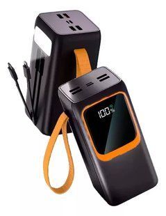 Power Bank Aspor A350 PD 50000mAh 22,5W/20W PD с фонариком+ cable Lightning/Type-C- черный 51530 фото