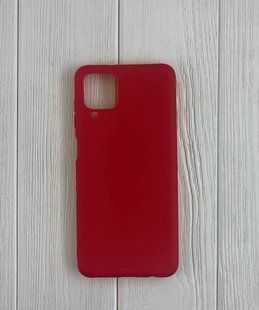 Накладка силиконовая Full Silicon для Samsung A12 &ndash; красный. 40000289 фото