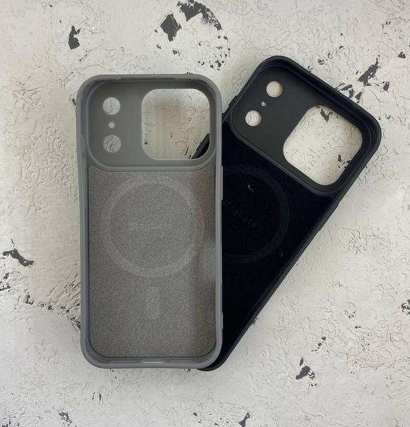 Чехол-накладка TPU Carbon with MagSafe для iPhone 16 Pro- черный 51705 фото