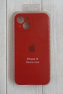 Чехол-накладка Silicon Case Full Camera Protective для iPhone 14-красный 40201231 фото
