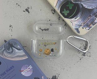 Чохол для навушників AirPods 3 - прозорий Космос 40000543 фото