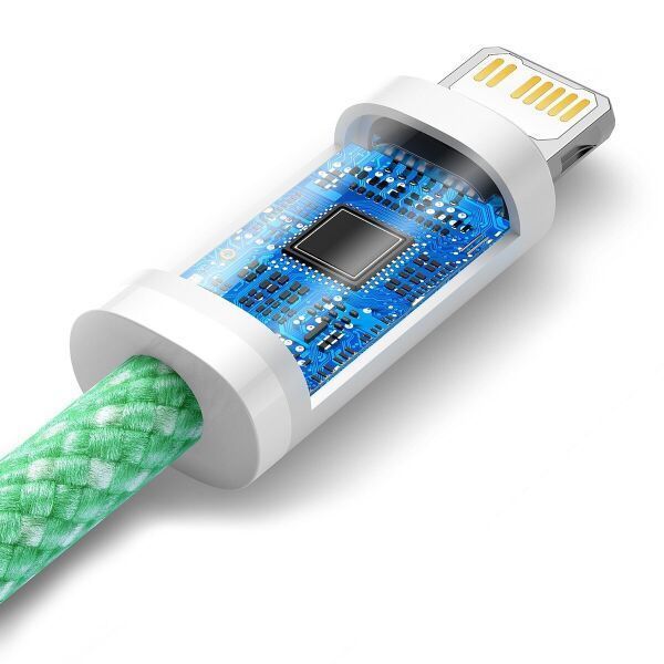 USB кабель Baseus Type-C to Lighting 20W 1m(CALD000006)- зеленый 40100043 фото