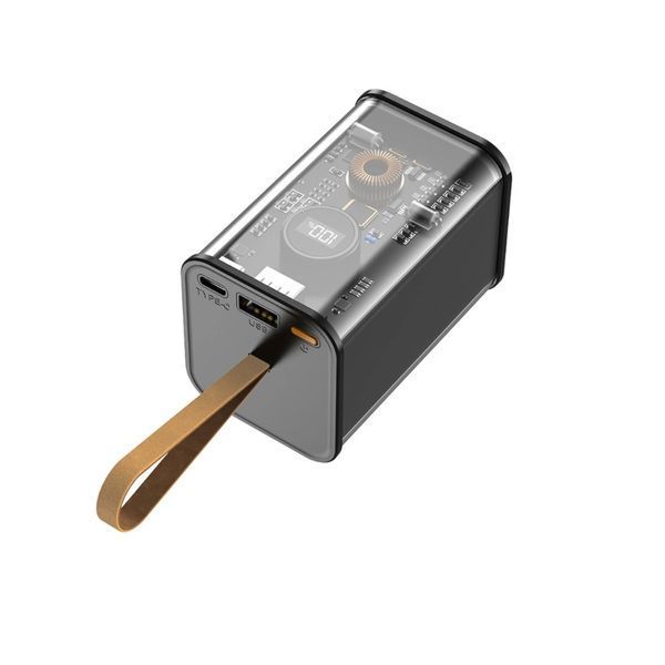 Power Bank Aspor A365 Notebook Series 20000mAh 65W (USB/Type-C)- графіт 900139 фото