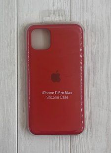 Чохол-накладка Silicone Case Original Full Cover для iPhone 11 Pro Max- №14 червоний 812927 фото