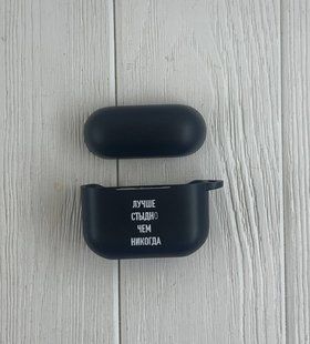 Чохол для навушників AirPods 3 малюнки - чорний 40000345 фото