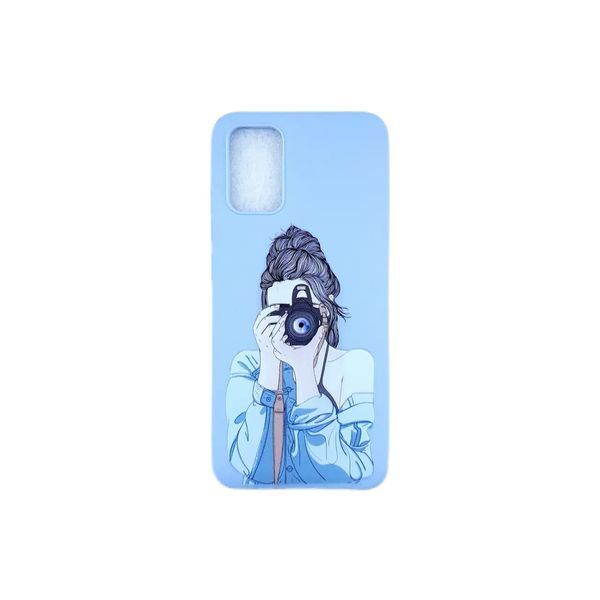 Накладка силиконовая Case cute cartoons для Samsung A02S-голубой 40000006 фото