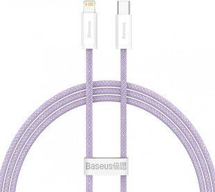 USB кабель Baseus Type-C to Lighting 20W 2m(CALD000105)-сиреневый 40100050 фото