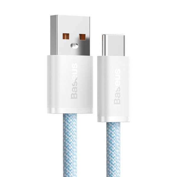 USB кабель Baseus USB to Type-C 100W 1m(CALD000603)- блакитний 51358 фото