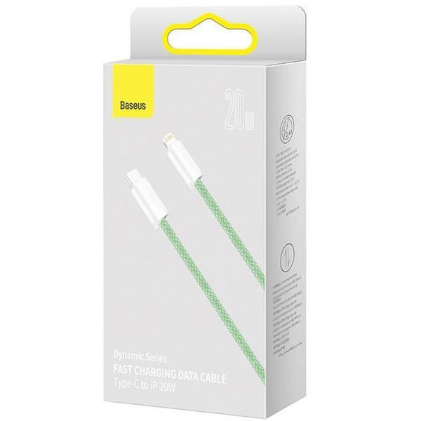 USB кабель Baseus Type-C to Lighting 20W 2m(CALD000106)- зеленый 40100049 фото