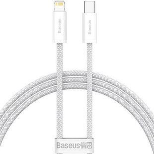 USB кабель Baseus Type-C to Lighting 2m(CALD020202)- белый 40100052 фото