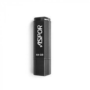 USB Flash 3.0 Aspor AR121 64GB- чорний 985018 фото
