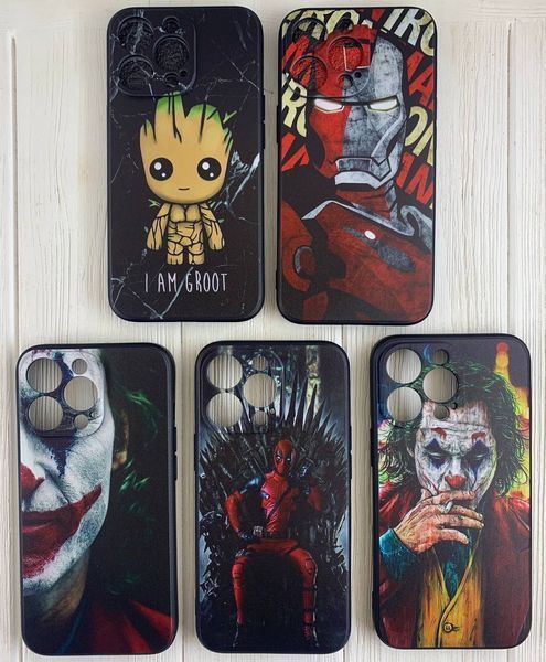 Накладка силиконовая Superhero для iPhone 13 Pro Max &ndash; черный 40000375 фото