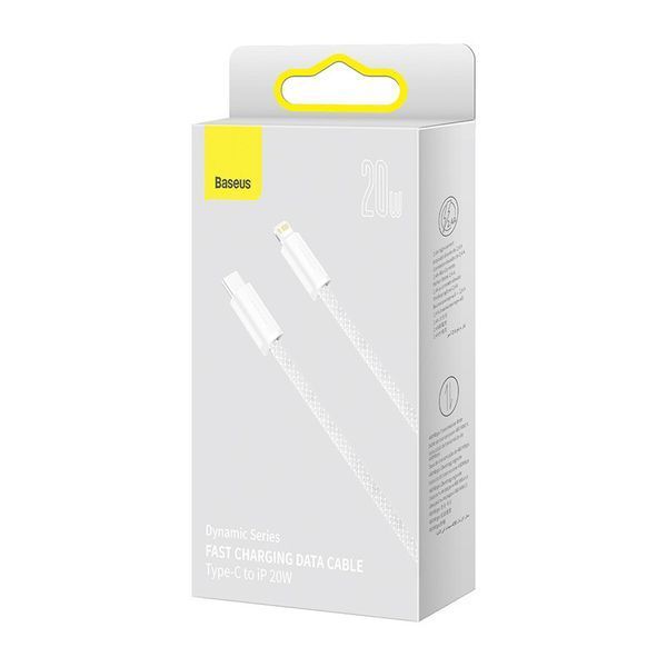 USB кабель Baseus Type-C to Lighting 2m(CALD020202)- белый 40100052 фото