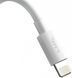 USB кабель Baseus Lighting 2.4A 1,5m (TZCALZJ-02) 2 шт у комплекті- білий 51319 фото 3
