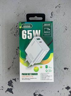 Сетевое зарядное устройство для Jokade JB045 (USB-A+USB-C/PD65W)- белый 40201820 фото