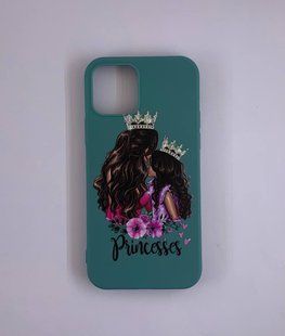 Накладка силіконова Max Capa Princesses для iPhone 12/12 Pro- блакитний 815600 фото