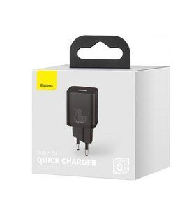 Сетевое зарядное устройство для Baseus Super Si Quick Charger 20W (CCXF-A01)- черный 844528 фото